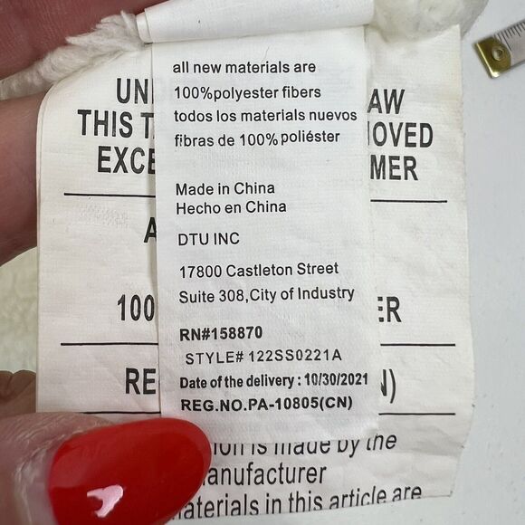 DTU Pink Butterfly Baby Lovey Security Blanket White Embroidered Hearts Fleece - Picture 11 of 14